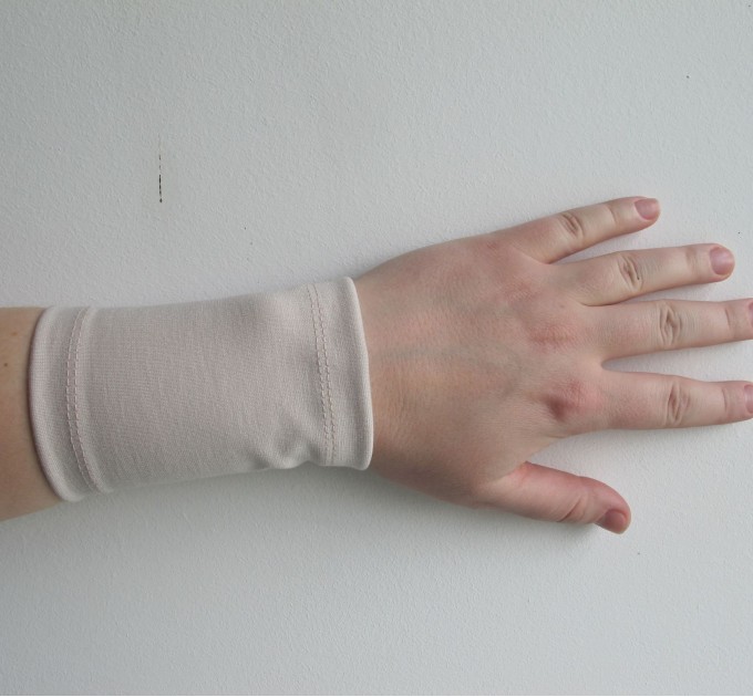 Beige wrist tattoo cover up