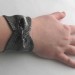 Silver wrist cuff bracelet