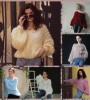 Mohair chunky sweater women